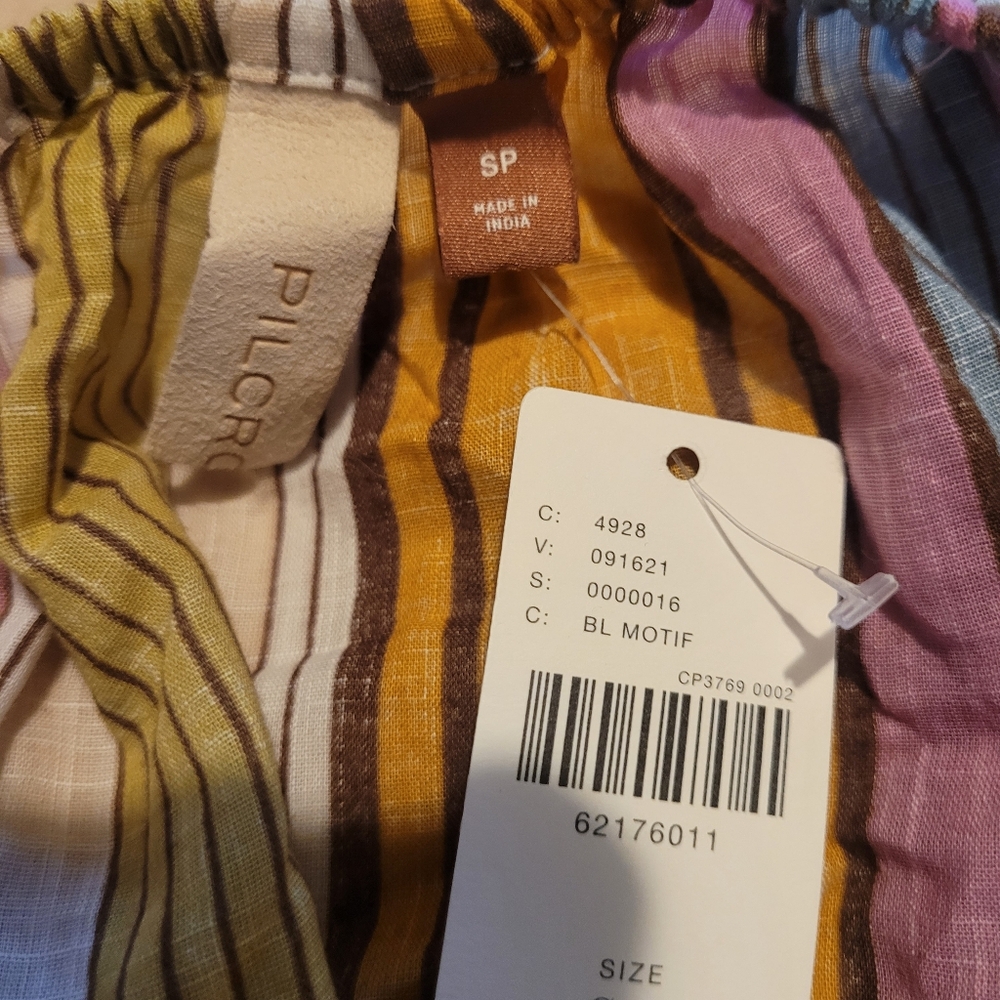 NEW Anthropologie Pilcro Plaid Patchwork Midi Dress Sz SP - Picture 10 of 15